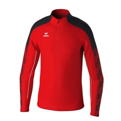 Erima Sport Long Sleeve Shirt Evo Star Training Top (100% recycled Polyester) red/black Children