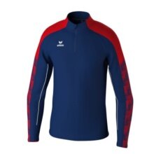 Erima Sport Long Sleeve Shirt Evo Star Training Top (100% recycled Polyester) navy blue/red Kids