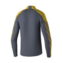 Erima Sport Long Sleeve Shirt Evo Star Training Top (100% recycled Polyester) grey/yellow Kids