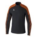 Erima Sport Long Sleeve Shirt Evo Star Training Top (100% recycled Polyester) black/orange Men