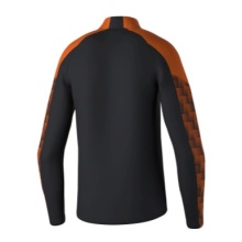 Erima Sport Long Sleeve Shirt Evo Star Training Top (100% recycled Polyester) black/orange Kids