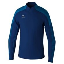 Erima Sport Long Sleeve Shirt Evo Star Training Top (100% recycled Polyester) navy blue/blue Kids