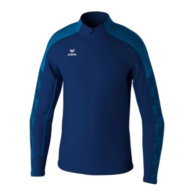 Erima Sport Long Sleeve Shirt Evo Star Training Top (100% recycled Polyester) navy blue/blue Kids