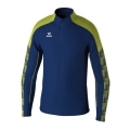 Erima Sport Long Sleeve Shirt Evo Star Training Top (100% recycled Polyester) navy blue/lime green Men's