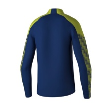 Erima Sport Long Sleeve Shirt Evo Star Training Top (100% recycled Polyester) navy blue/lime green Men's