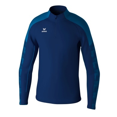 Erima Sport Long Sleeve Shirt Evo Star Training Top (100% recycled Polyester) navy blue/blue Men's