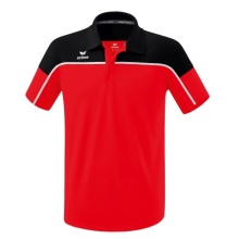 Erima Sport Polo Change (100% recycled Polyester, quick-drying functional material) red/black Men