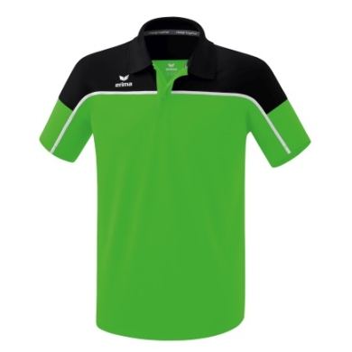 Erima Sport Polo Change (100% recycled Polyester, quick-drying functional material) green/black Men