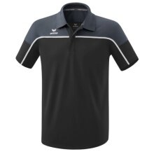 Erima Sport Polo Change (100% recycled Polyester, quick-drying functional material) black/grey Men