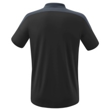 Erima Sport Polo Change (100% recycled Polyester, quick-drying functional material) black/grey Men