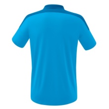 Erima Sport Polo Change (100% recycled Polyester, fast-drying functional material) curacao blue Men