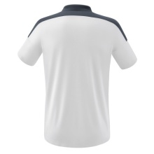 Erima Sport Polo Change (100% recycled Polyester, quick-drying functional material) white/grey Men