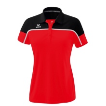 Erima Sport Polo Change (100% recycled Polyester, quick-drying functional material) red/black Women