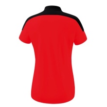 Erima Sport Polo Change (100% recycled Polyester, quick-drying functional material) red/black Women