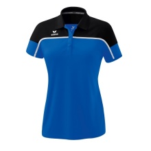 Erima Sport Polo Change (100% recycled Polyester, quick-drying functional material) royal blue/black Women