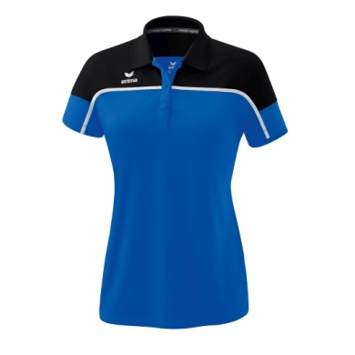 Erima Sport Polo Change (100% recycled Polyester, quick-drying functional material) royal blue/black Women