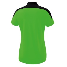 Erima Sport Polo Change (100% recycled Polyester, quick-drying functional material) green/black Women