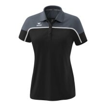 Erima Sport Polo Change (100% recycled Polyester, quick-drying functional material) black/grey Women