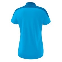 Erima Sport Polo Change (100% recycled Polyester, quick-drying functional material) curacao blue Women