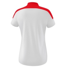 Erima Sport Polo Change (100% recycled Polyester, quick-drying functional material) white/red Women