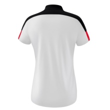 Erima Sport Polo Change (100% recycled Polyester, quick-drying functional material) white/black/red Women