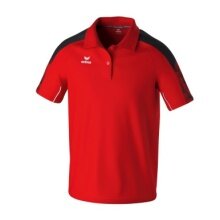 Erima Sport Polo Evo Star (100% recycled Polyester) red/black Men's