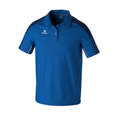 Erima Sport Polo Evo Star (100% recycled Polyester) royal blue/navy blue Men's