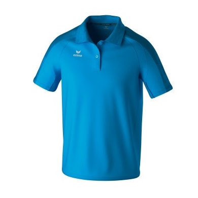 Erima Sport Polo Evo Star (100% recycled Polyester) curacao blue Men's