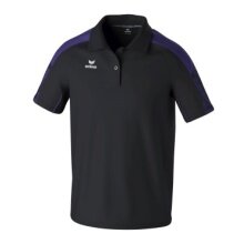 Erima Sport Polo Evo Star (100% recycled Polyester) black/purple men's