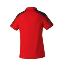 Erima Sport Polo Evo Star (100% recycled Polyester) red/black Ladies