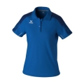 Erima Sport Polo Evo Star (100% recycled Polyester) royal blue/navy blue Ladies