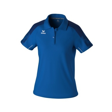 Erima Sport Polo Evo Star (100% recycled Polyester) royal blue/navy blue Ladies