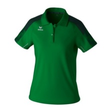 Erima Sport Polo Evo Star (100% recycled Polyester) emerald green/pine Ladies