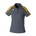 Erima Sport Polo Evo Star (100% recycled Polyester) grey/yellow Ladies