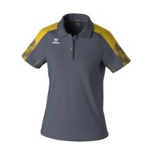 Erima Sport Polo Evo Star (100% recycled Polyester) grey/yellow Ladies