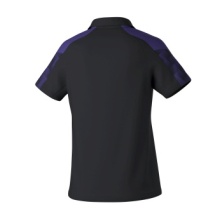 Erima Sport Polo Evo Star (100% recycled Polyester) black/purple ladies