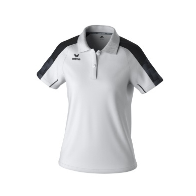 Erima Sport Polo Evo Star (100% recycled Polyester) white/black ladies