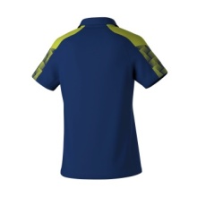 Erima Sport Polo Evo Star (100% recycled Polyester) navy blue/lime green Ladies