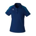 Erima Sport Polo Evo Star (100% recycled Polyester) navy blue/blue Ladies