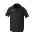 Erima Sport Polo Evo Star (100% recycled Polyester) black/orange Men