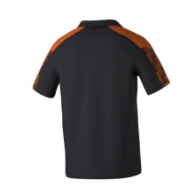 Erima Sport Polo Evo Star (100% recycled Polyester) black/orange Men