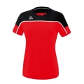 Erima Sport-Shirt Change (100% rec. Polyester, lightweight, quick-drying) red/black Women