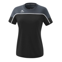 Erima Sport-Shirt Change (100% rec. Polyester, lightweight, quick-drying) black/grey Women