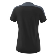 Erima Sport-Shirt Change (100% rec. Polyester, lightweight, quick-drying) black/grey Women