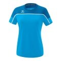 Erima Sport-Shirt Change (100% recycled Polyester, lightweight, quick-drying) curacao blue Women