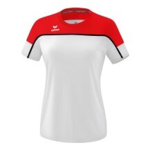 Erima Sport-Shirt Change (100% recycled Polyester, light, quick-drying) white/red Women