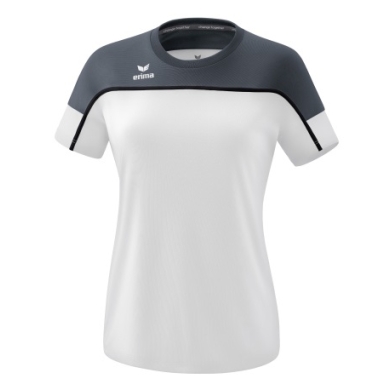 Erima Sport-Shirt Change (100% recycled Polyester, light, quick-drying) white/dark grey Women