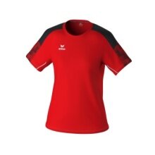 Erima Sport Shirt Evo Star (100% recycled polyester, lightweight) red/black Ladies