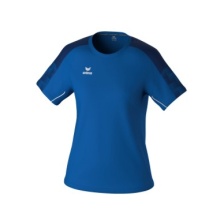 Erima Sport Shirt Evo Star (100% recycled polyester, lightweight) royal blue/navy blue Ladies