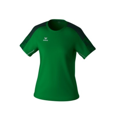 Erima Sport Shirt Evo Star (100% recycled polyester, lightweight) emerald green/pine Ladies